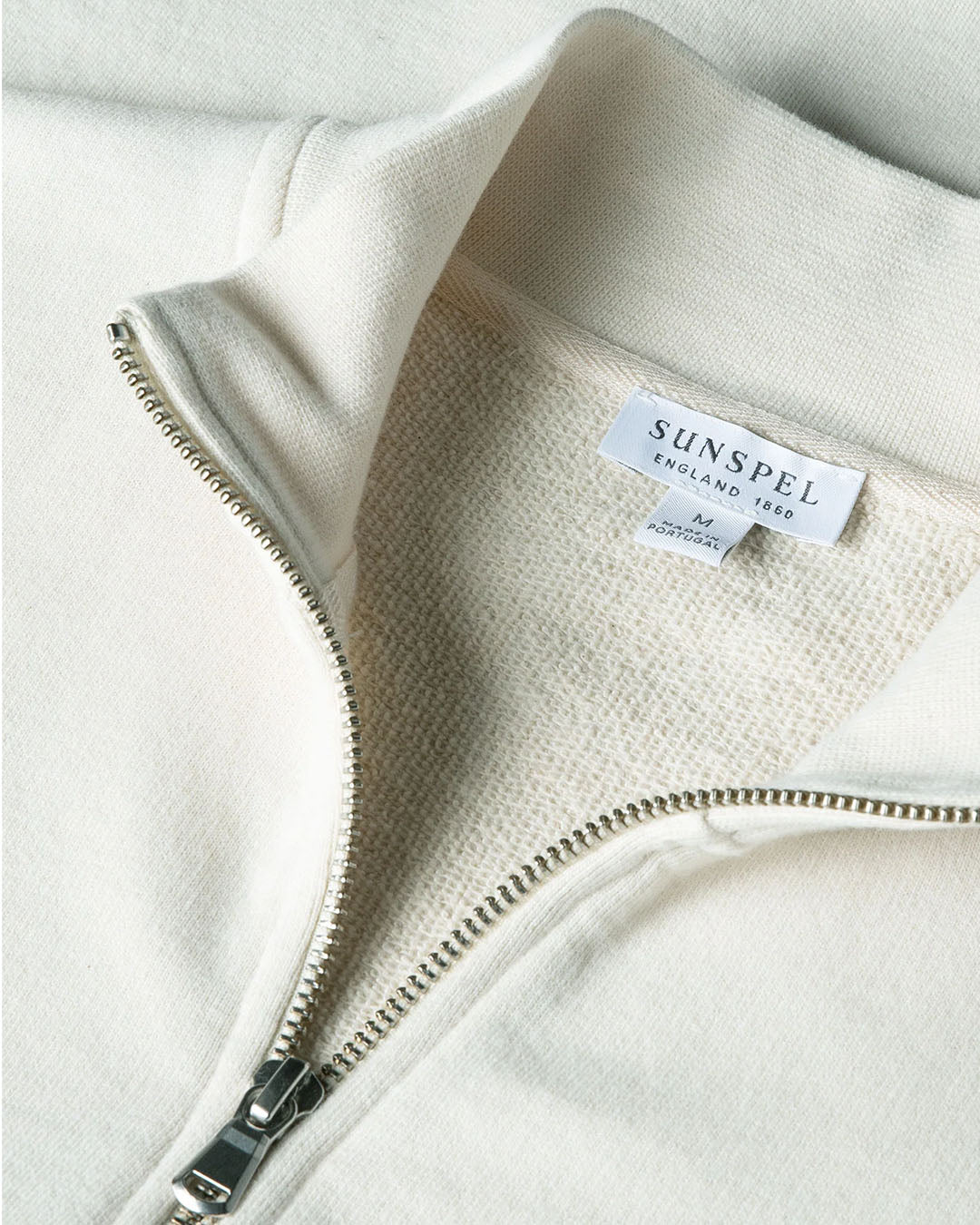 Sunspel Half Zip Sweatshirt