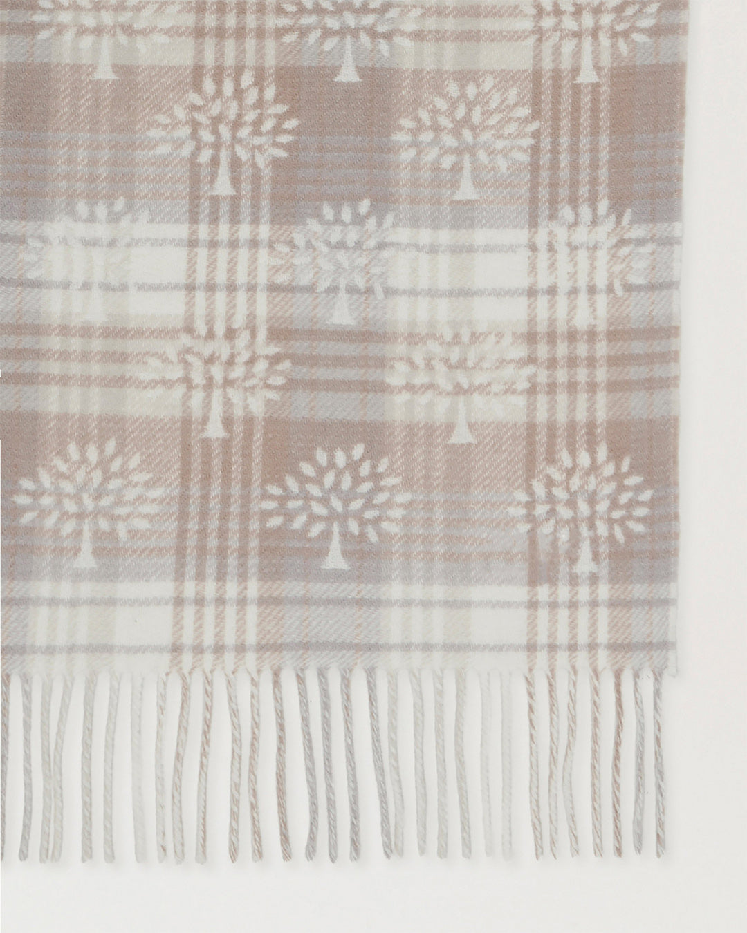 Mulberry Mulberry Heritage Check & Tree Scarf