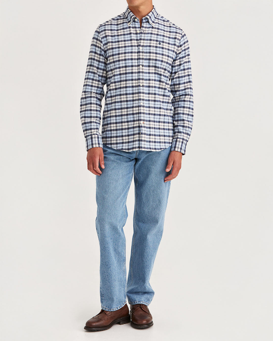 Morris Flannel Check Shirt - Slim Fit