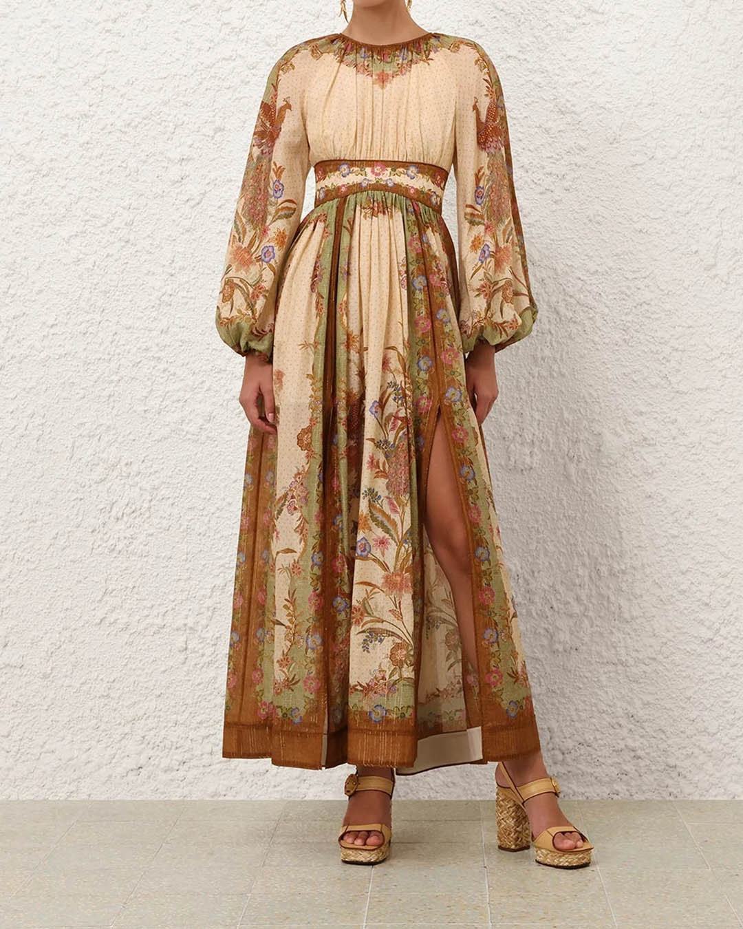 Zimmermann Indra Waisted Maxi Dress