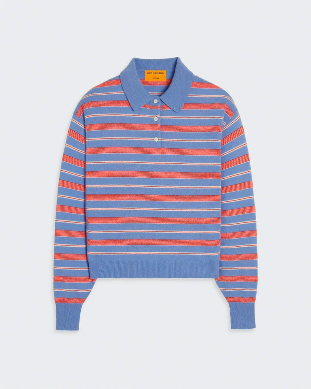 Guest In Residence Collegiate Stripe Polo