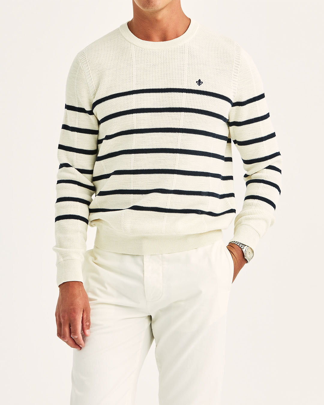 Morris Benedict Striped Oneck