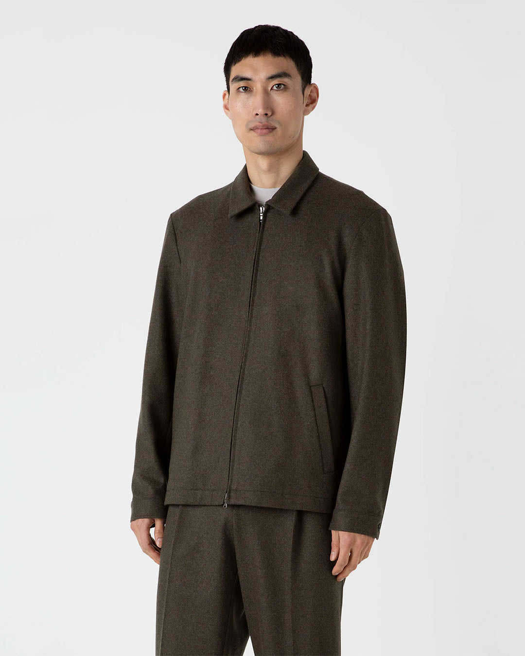 Sunspel Boiled Wool Jacket