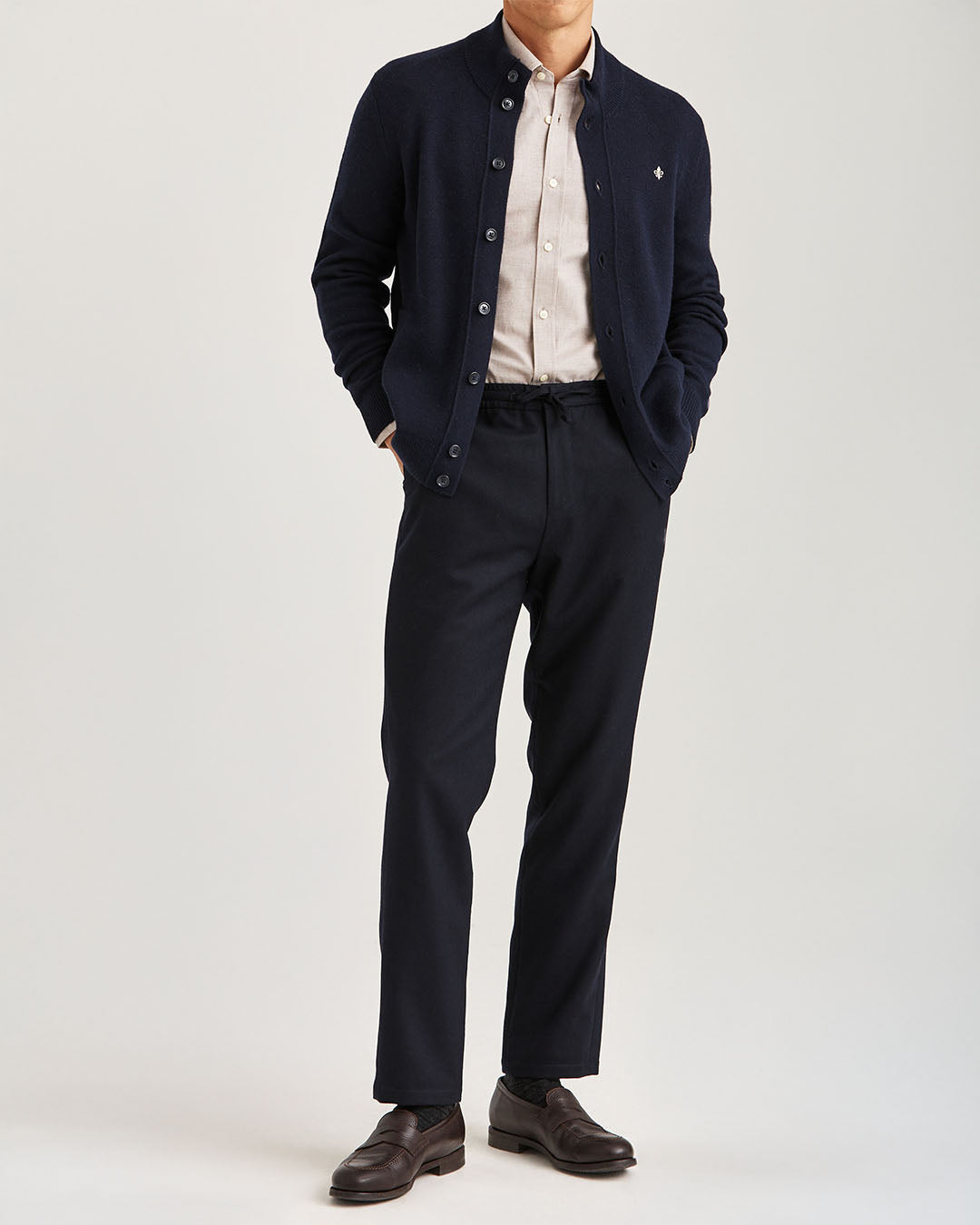 Morris Hertford Button Cardigan