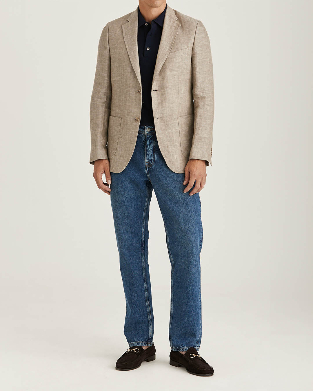 Morris Linen Herringbone Jacket