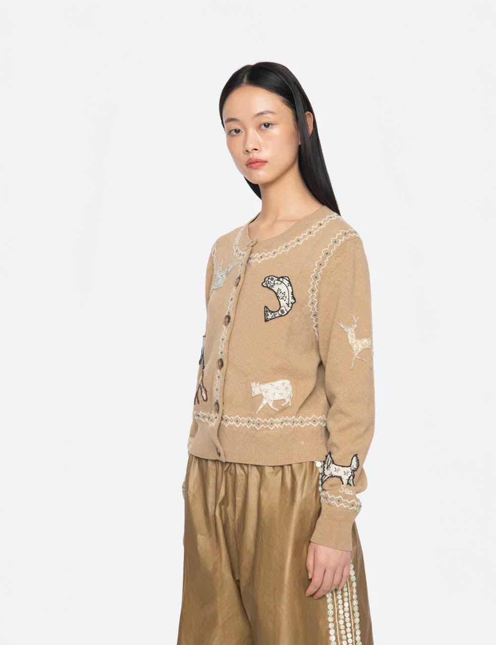 Sea New York Windlow Craft L/SLV Cardigan