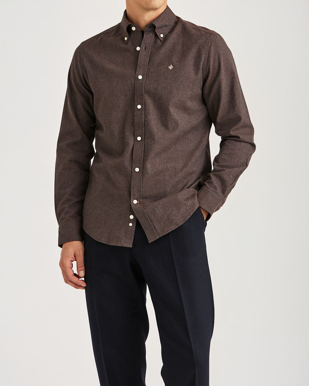 Morris Watts Flannel Shirt - Slim Fit