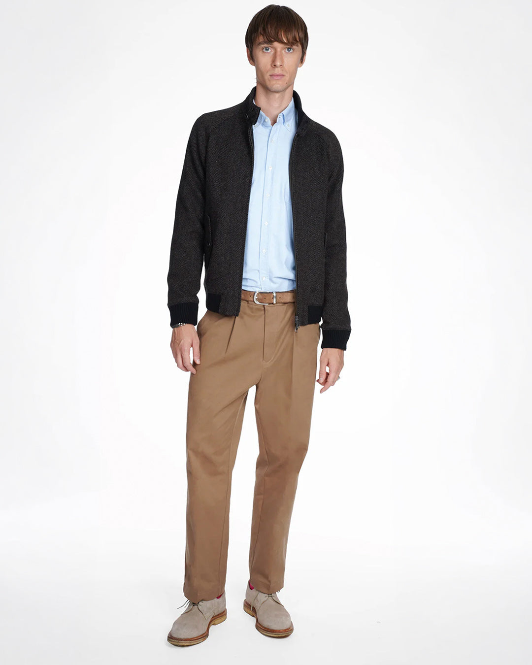 Baracuta Herringbone Wool