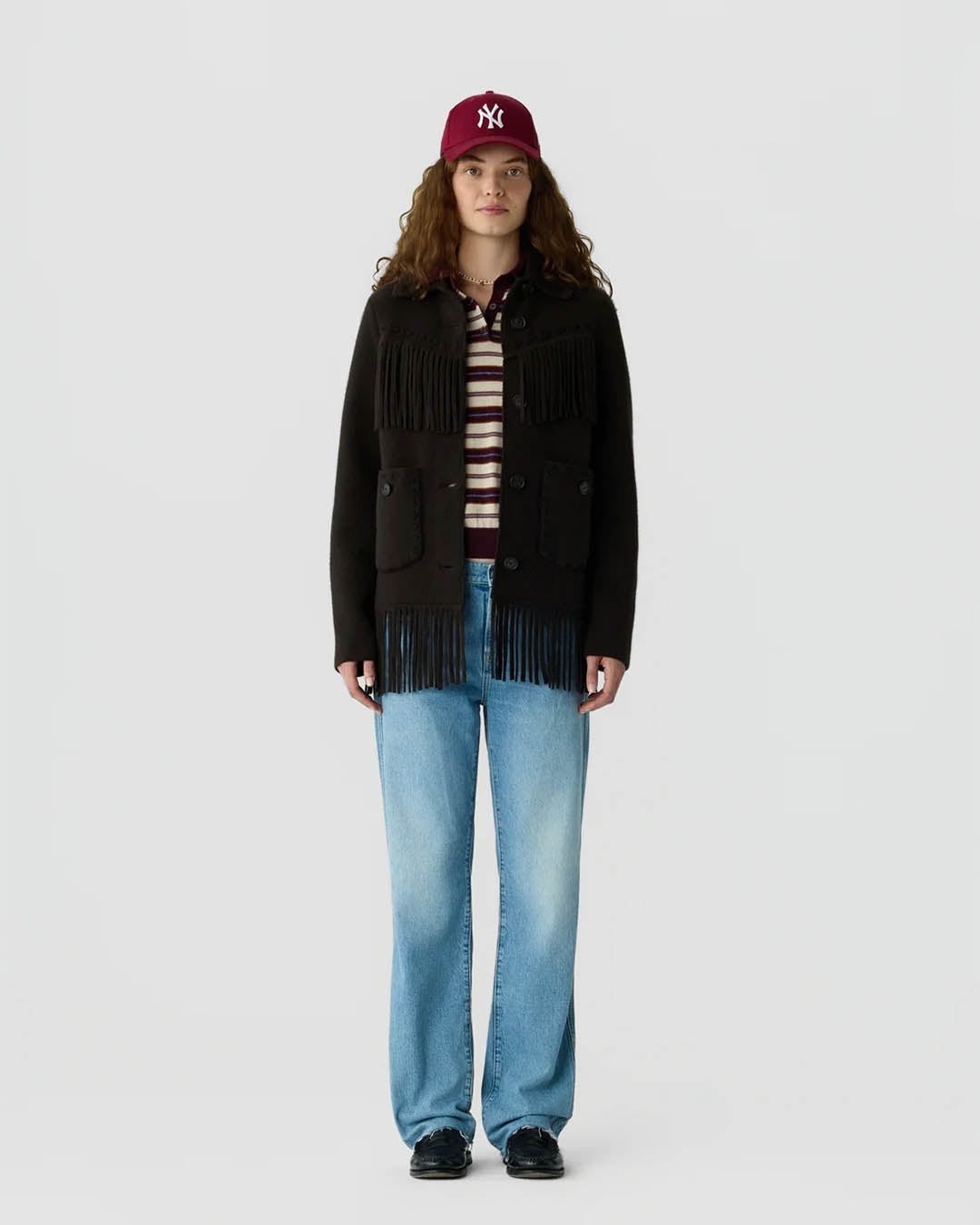 Guest In Residence Western Fringe Jacket