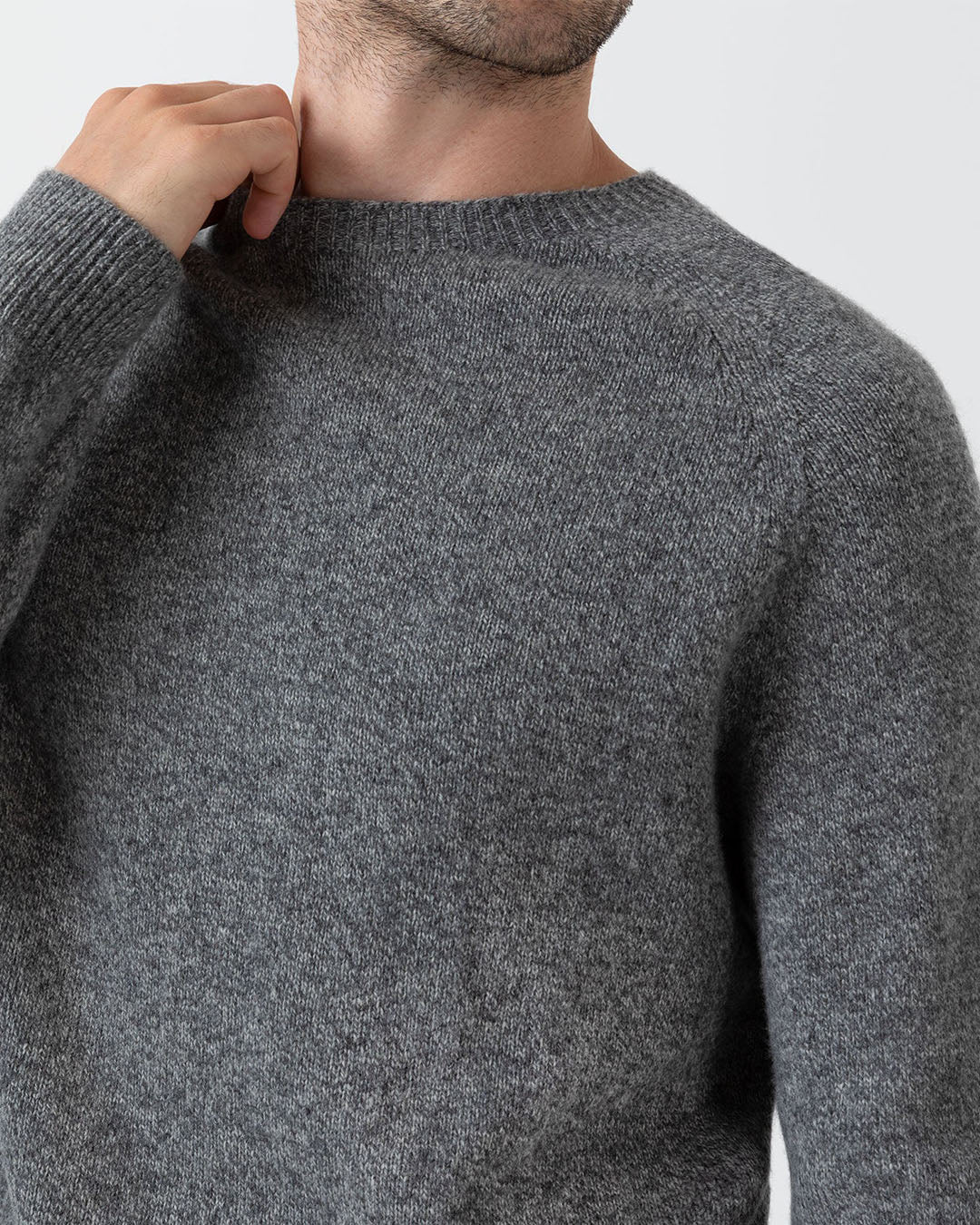 Sunspel Lambswool Crew Neck