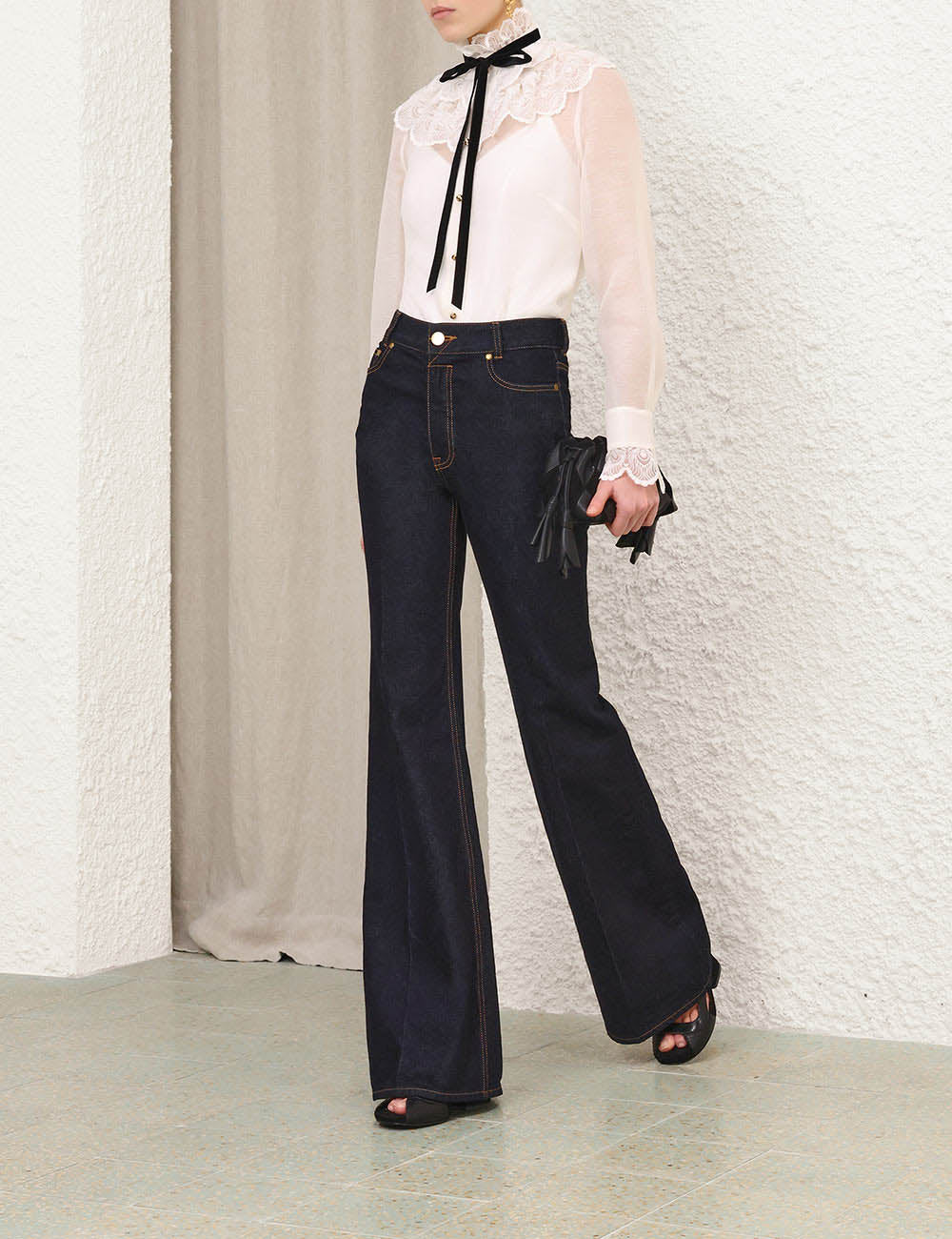 Zimmermann Valiant Tuxedo Blouse