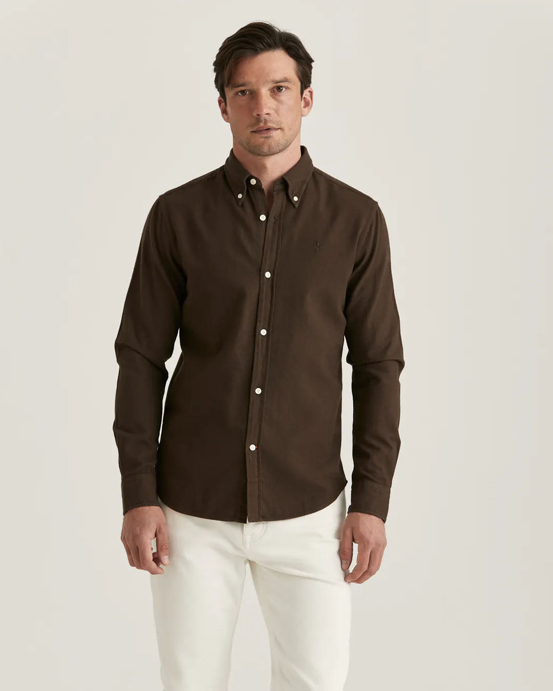 Morris Brushed Twill Shirt - Classic Fit