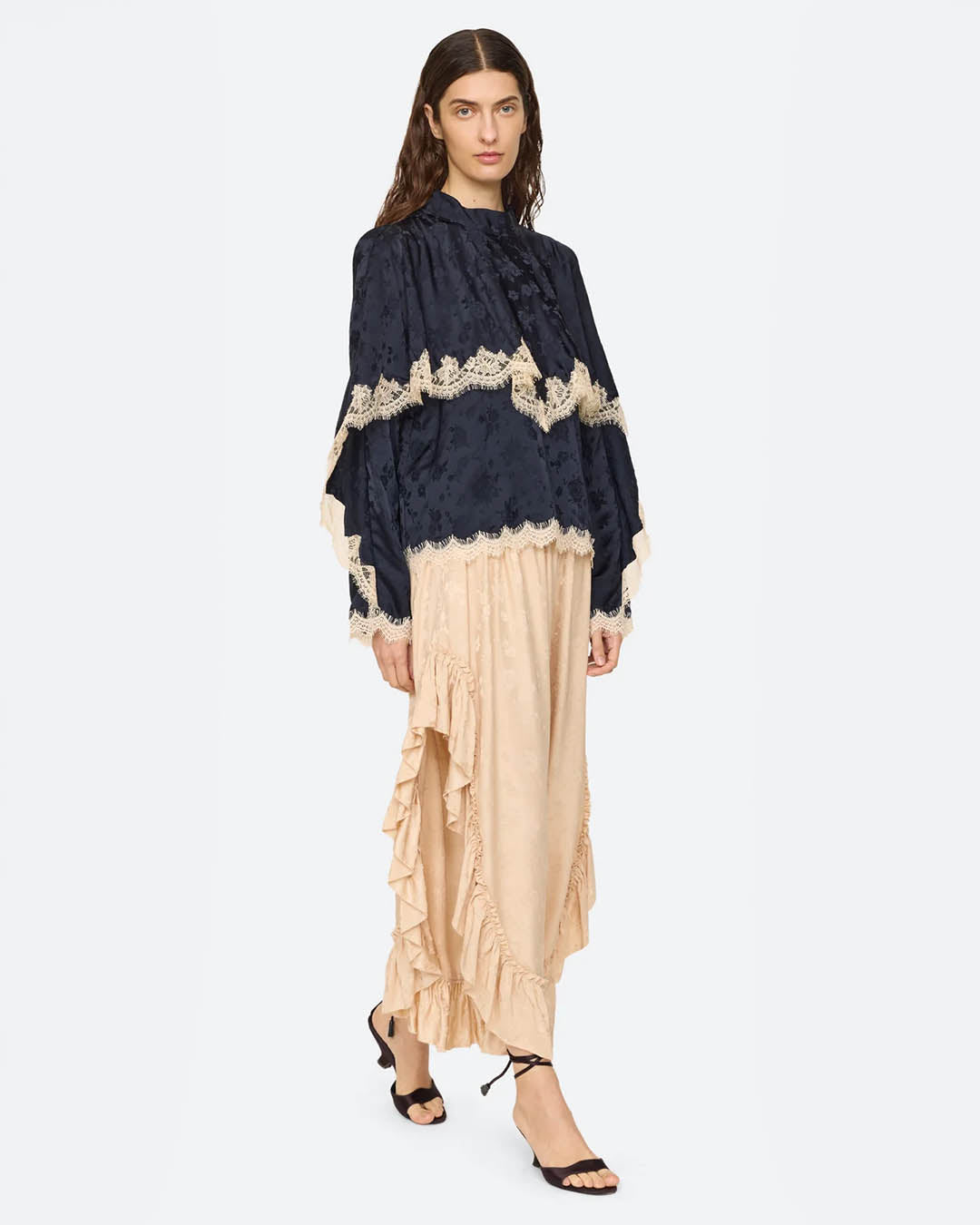 Sea New York Shay Lace L/SLV Top