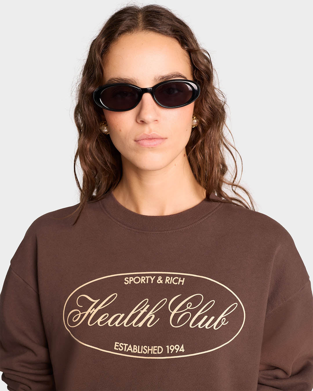 Sporty & Rich Oval Health Crewneck