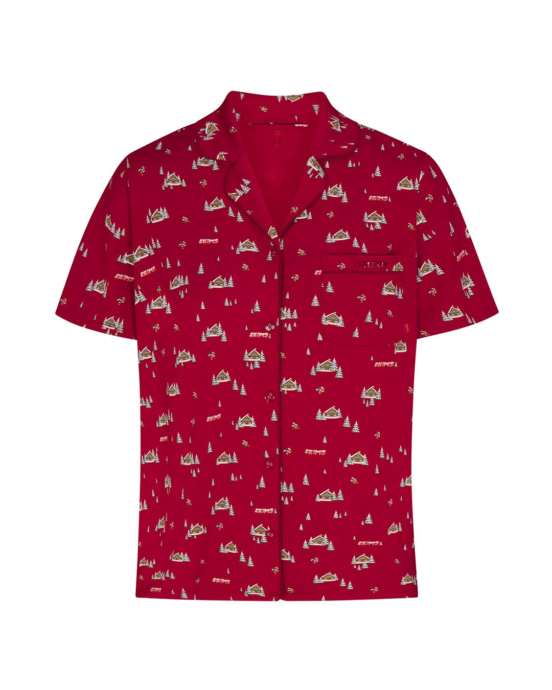 SKIMS Short Sleeve Button Up Set