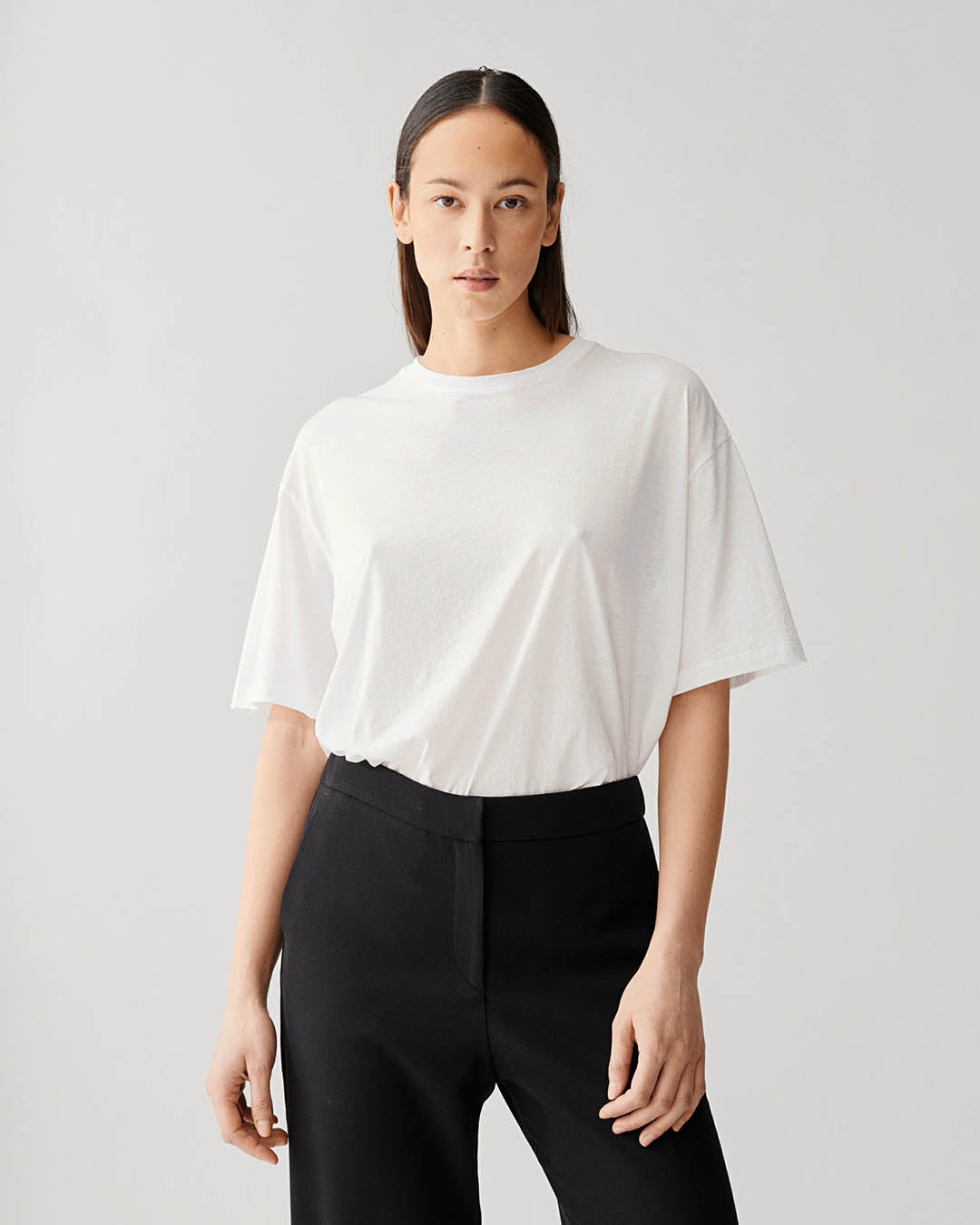 Julie Josephine Oversized Fine Cotton Tee