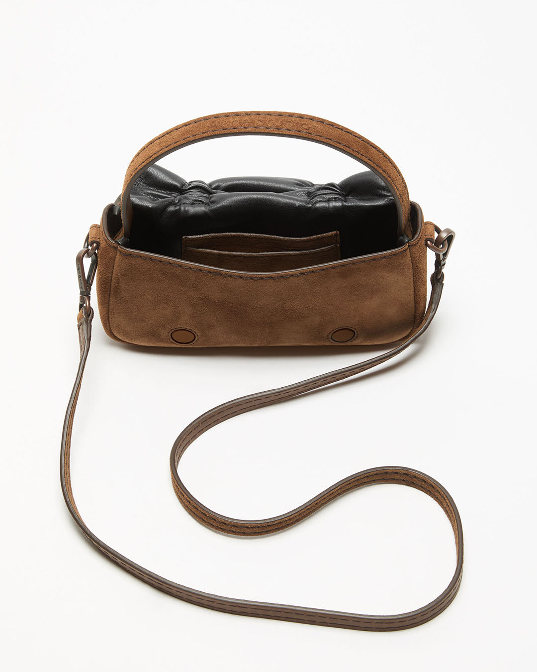 Acne Studios Multipocket Suede Micro Bag