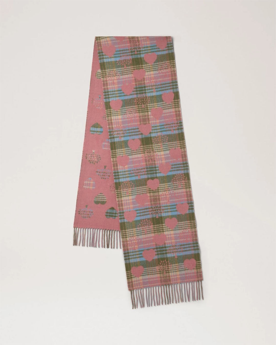 Mulberry Heritage Check Scarf