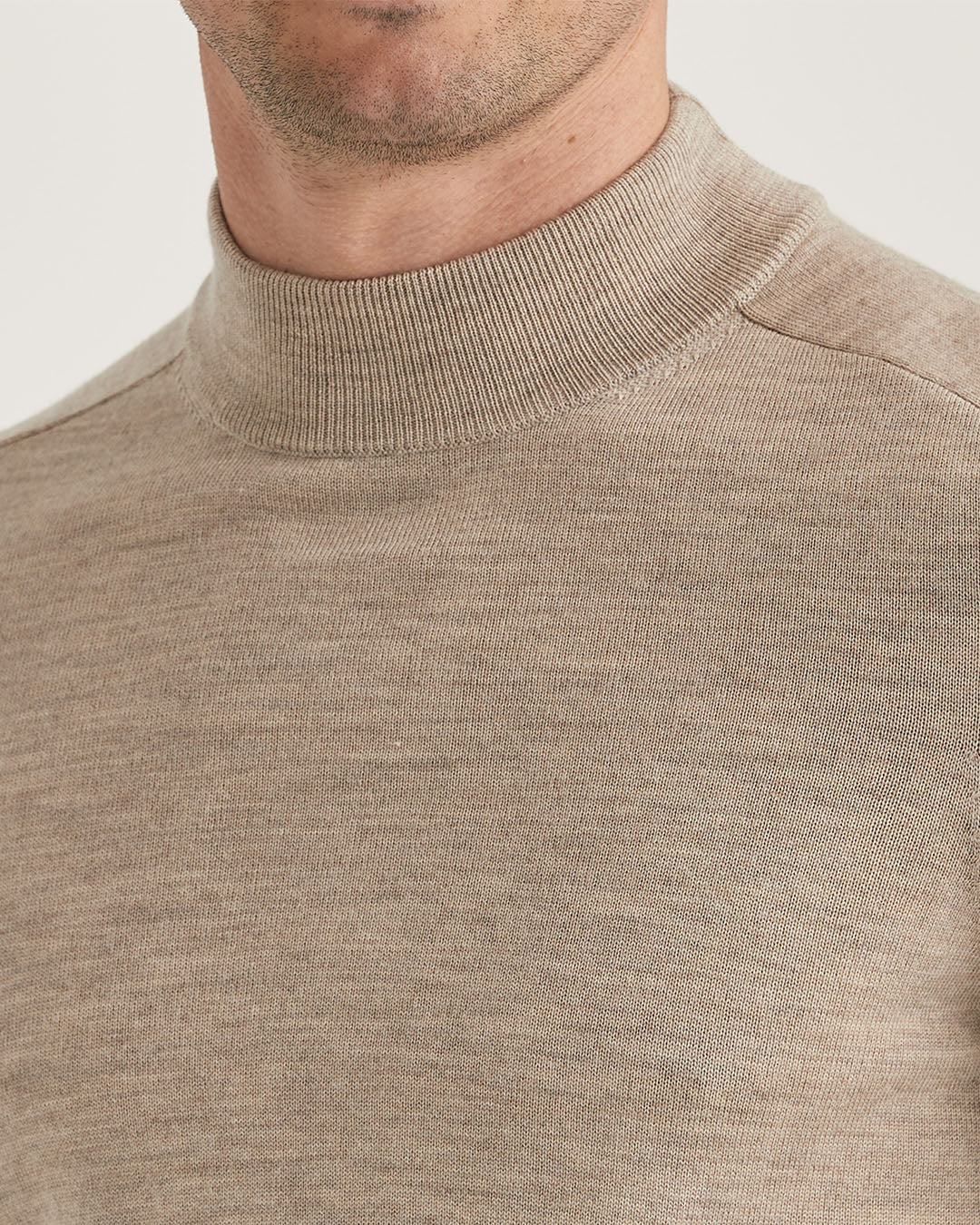 Morris Merino Mock Neck