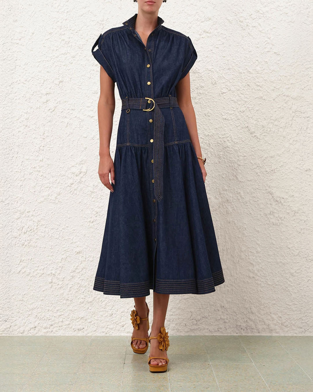 Zimmermann Denim Midi Dress