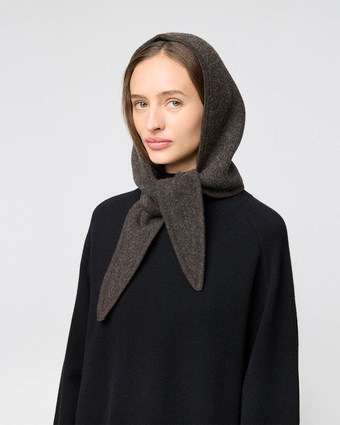 FWSS Tie Up Knitted Hood