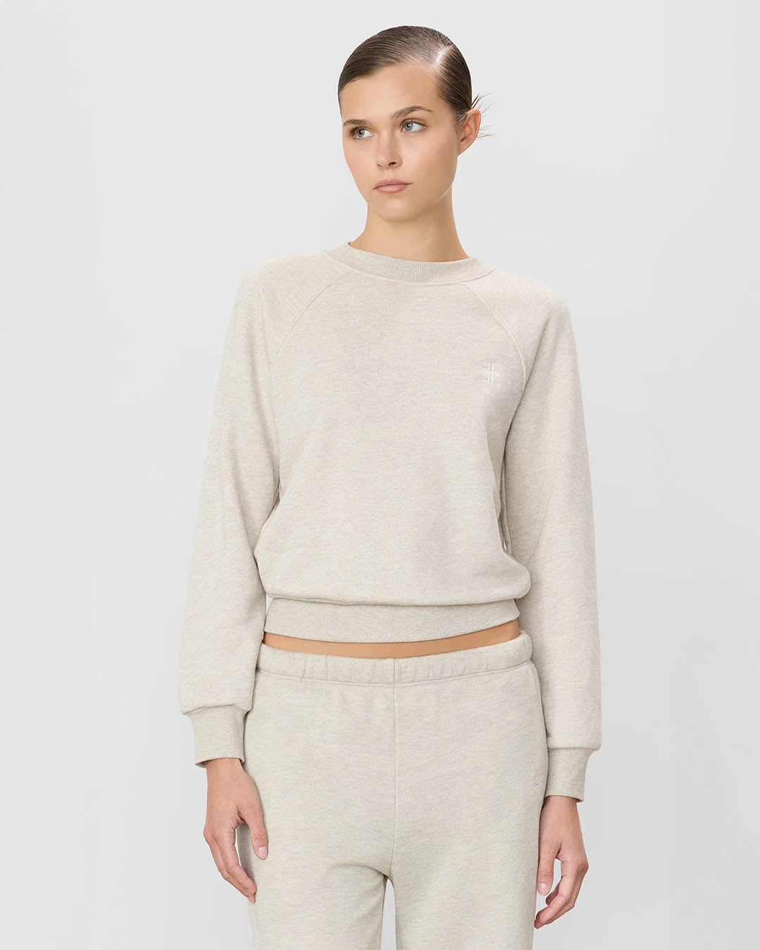Eterne Shrunken Raglan Sweatshirt