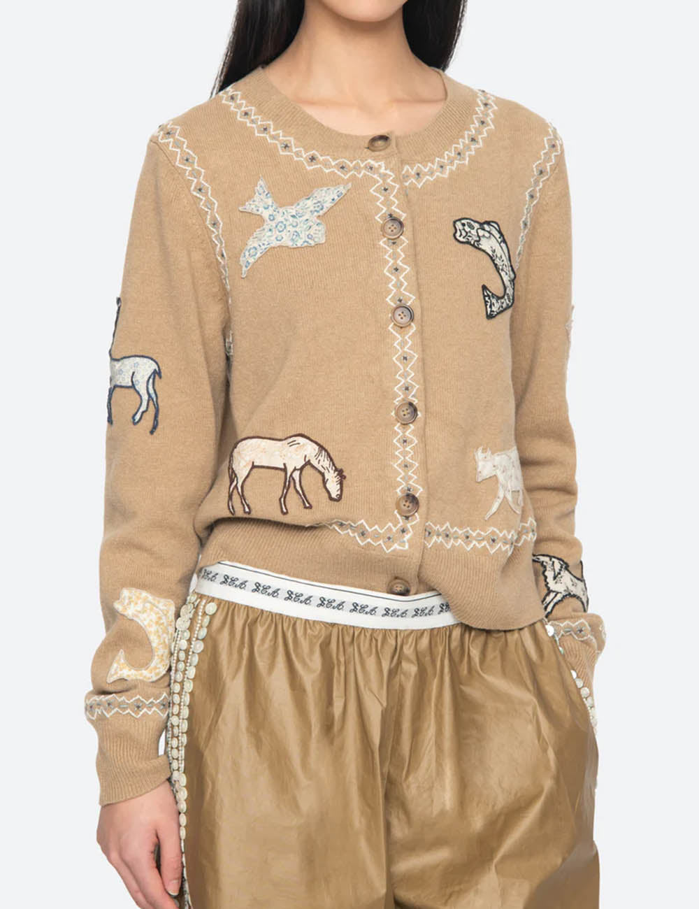 Sea New York Windlow Craft L/SLV Cardigan