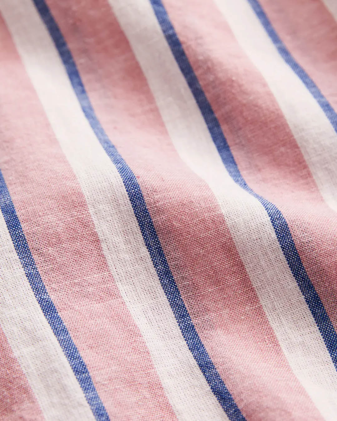 Morris Douglas Linen Mix Stripe Shirt
