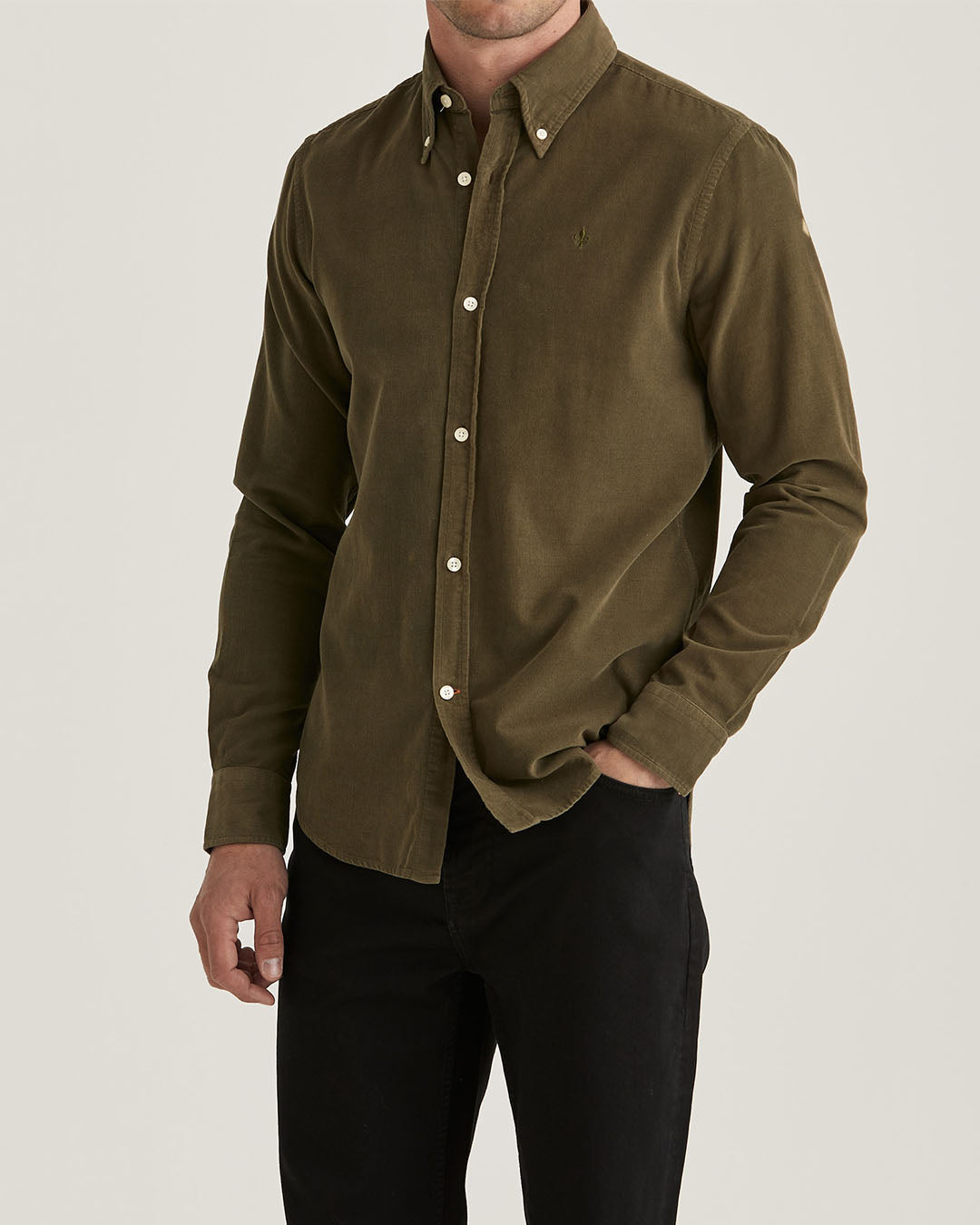 Morris Douglas Cord Shirt - Slim Fit