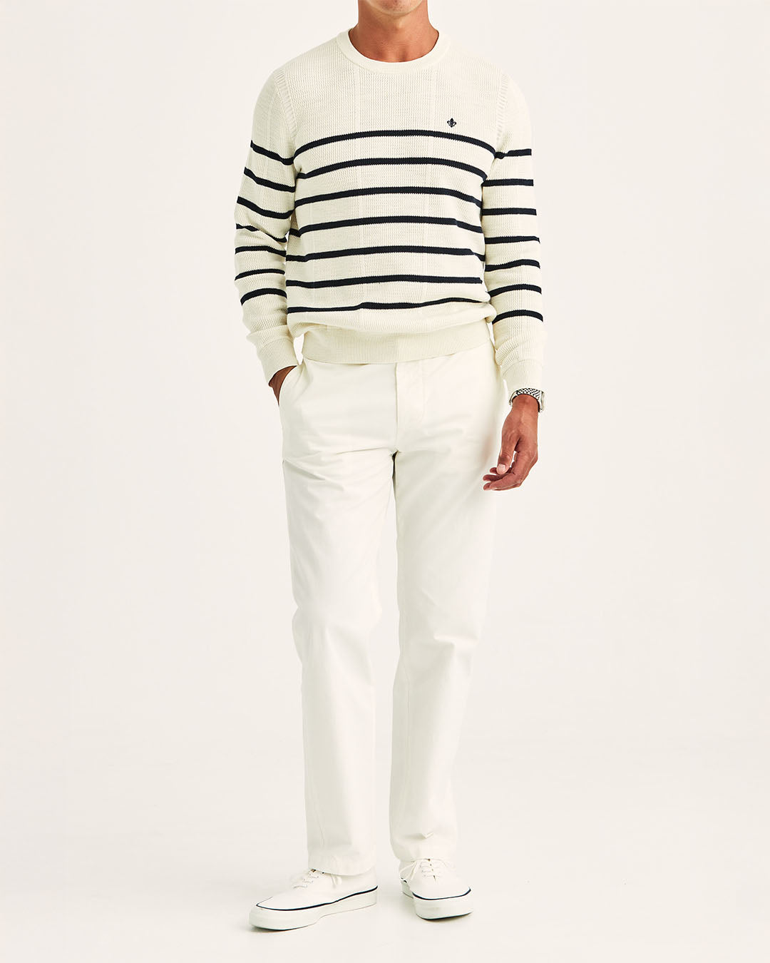 Morris Benedict Striped Oneck