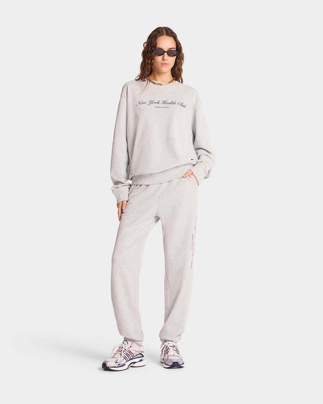 Sporty & Rich NY Health Club Crewneck