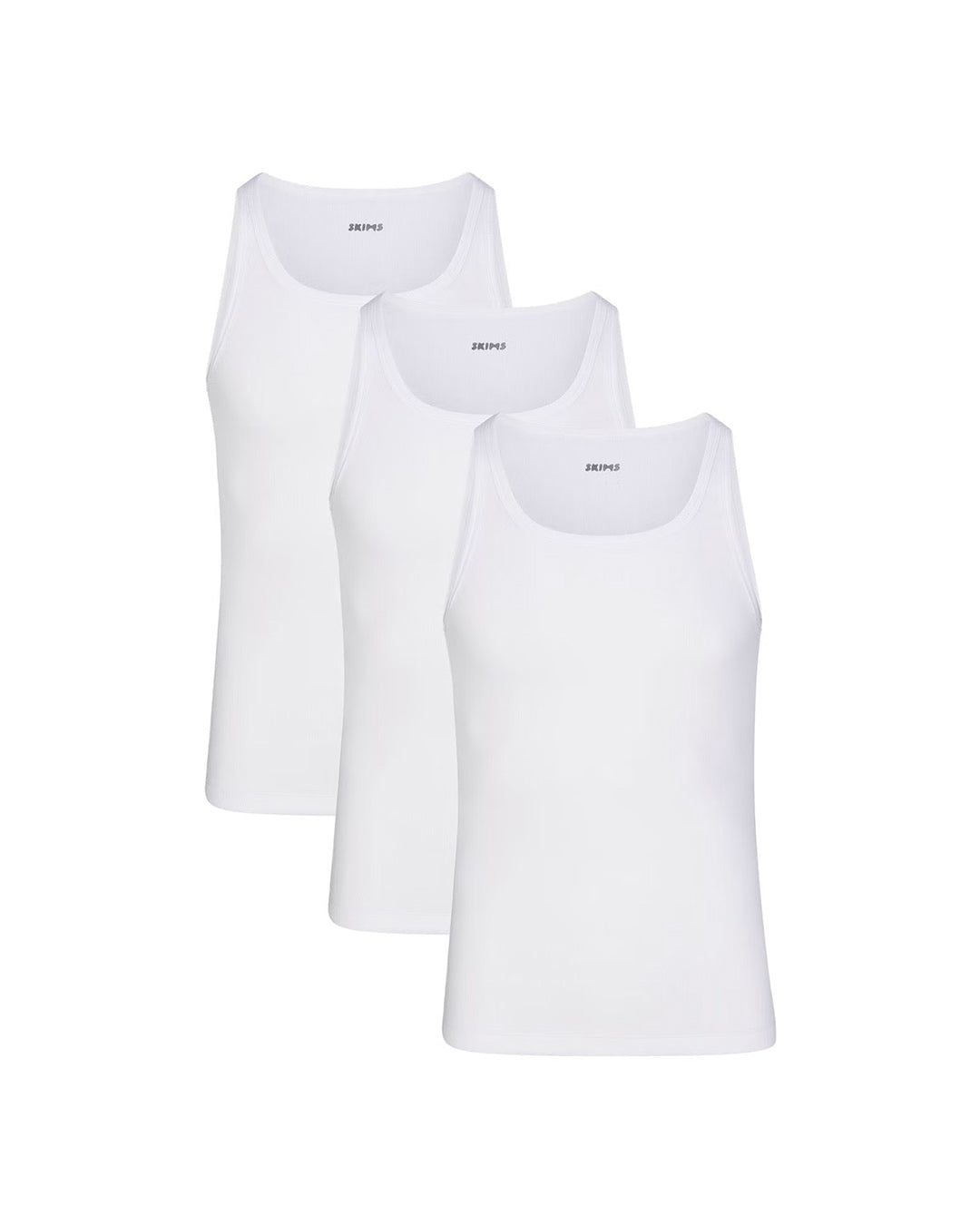 SKIMS SKIMS Cotton Mens Rib Tank 3-Pack