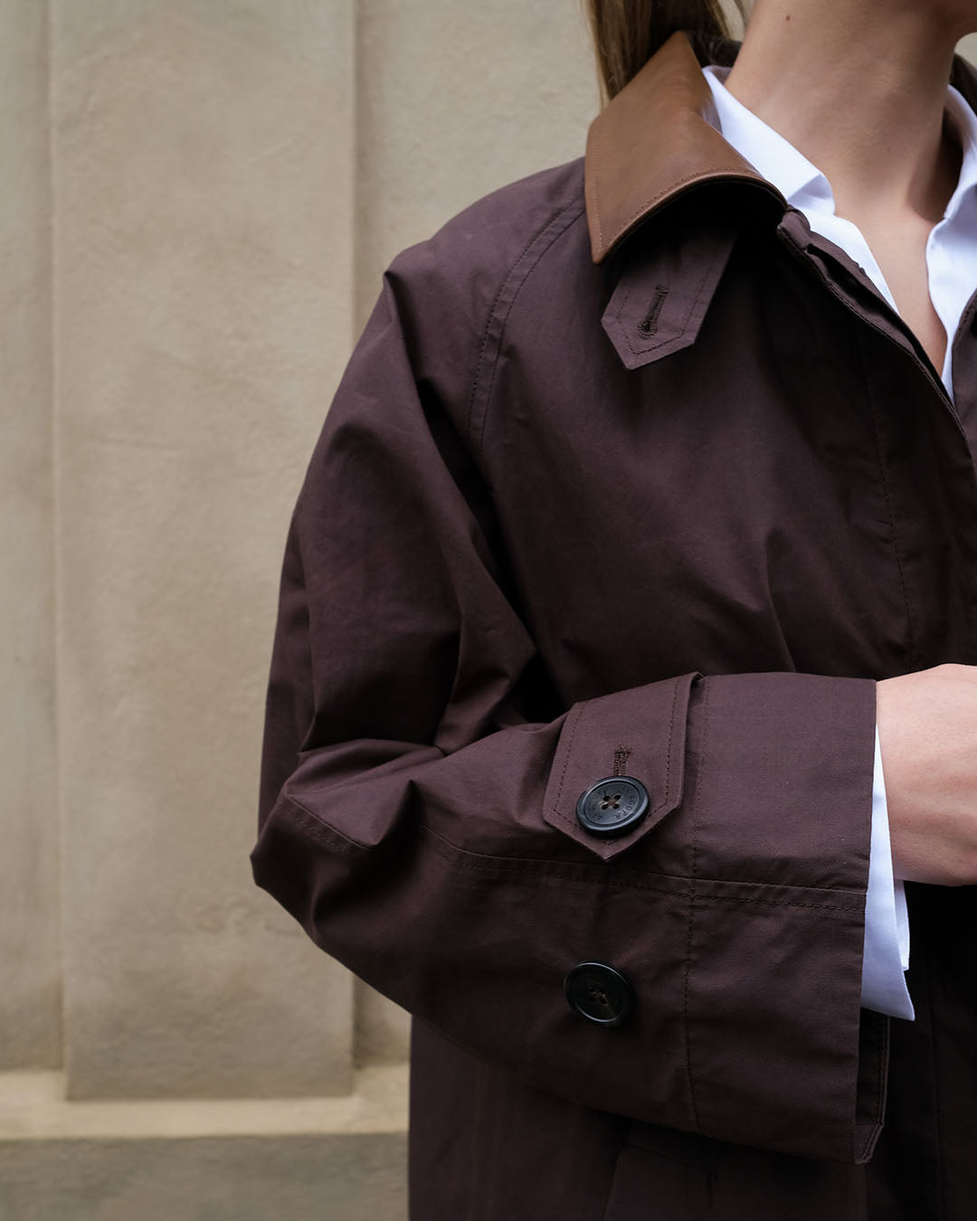 AF Agger Waxed Cotton Mac Coat