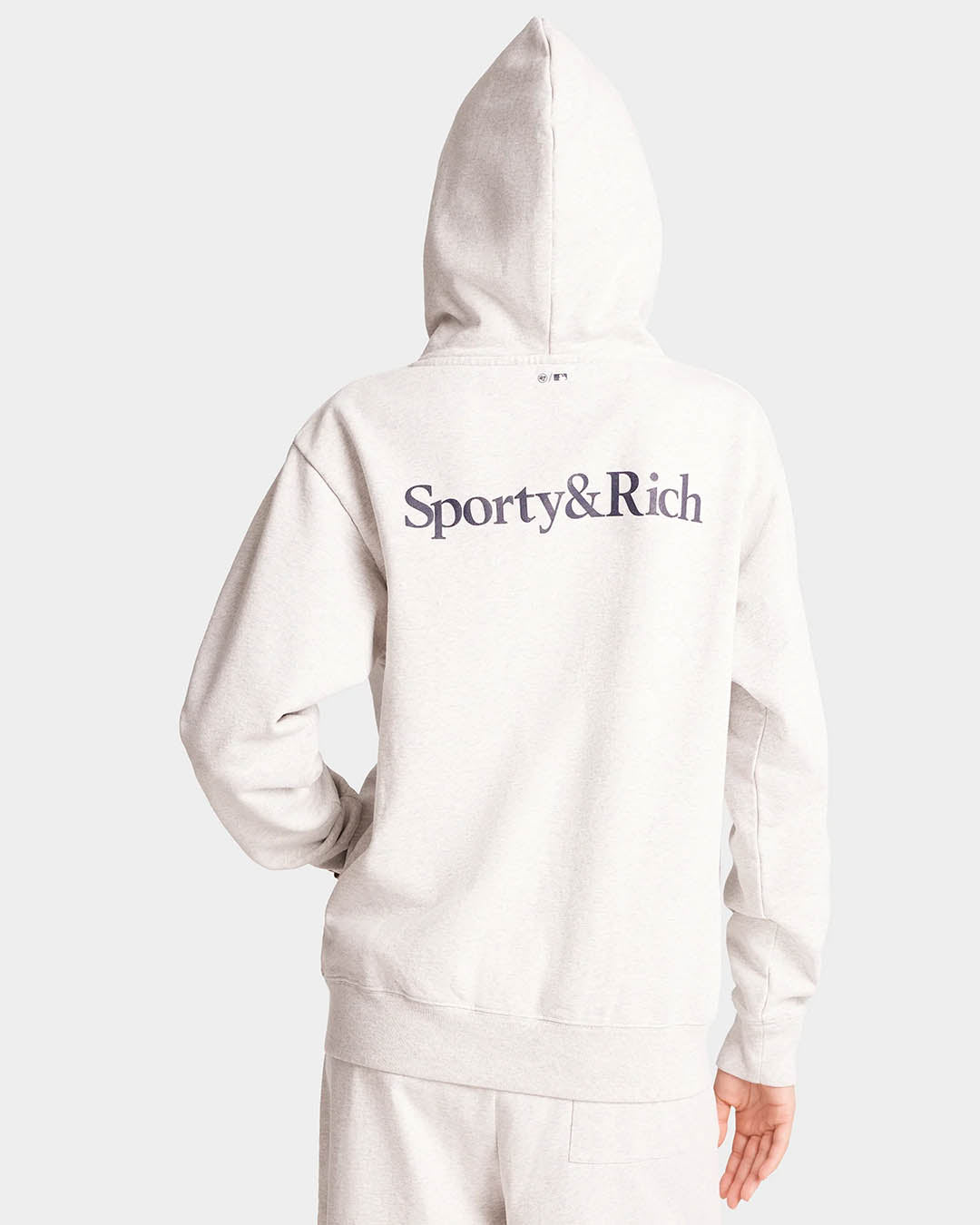 Sporty & Rich Yankees Serif Zip Hoodie