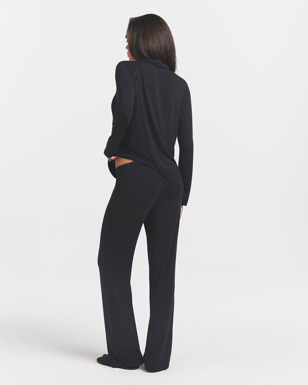 SKIMS Long Sleeve Button Up Set