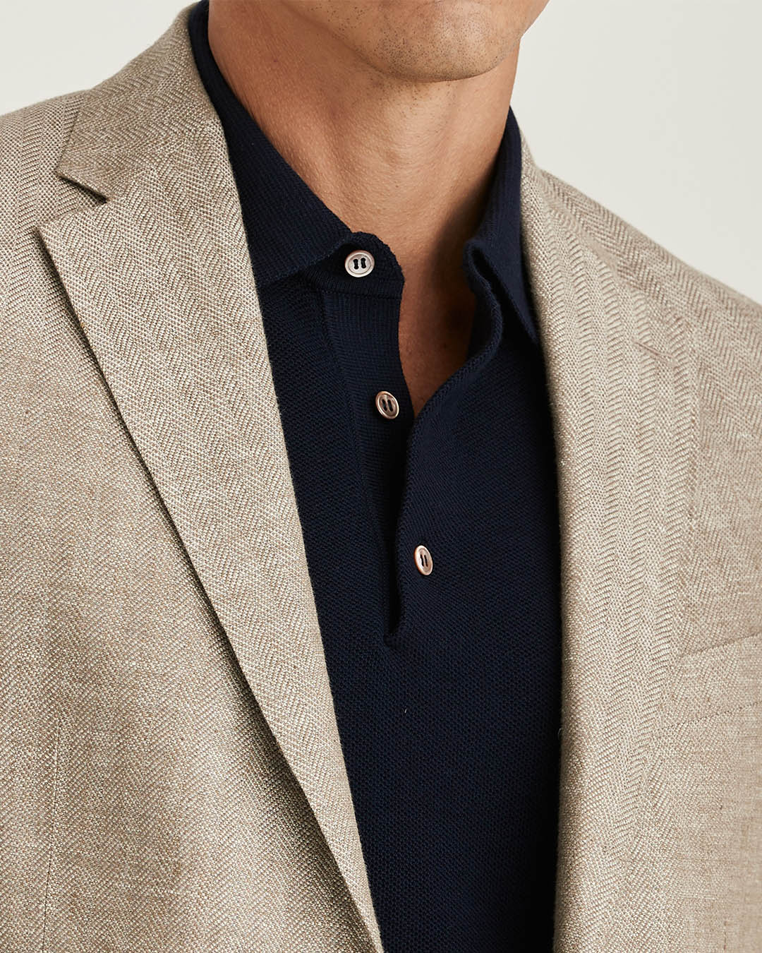 Morris Linen Herringbone Jacket