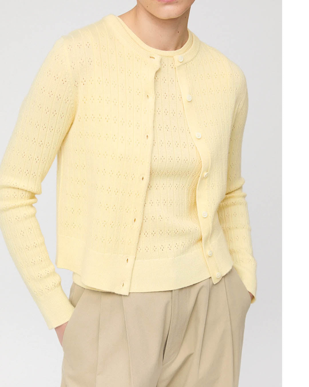 FWSS Pointelle Cardigan