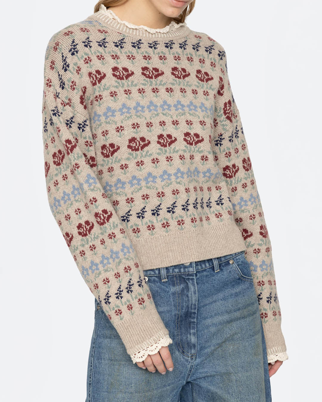 Sea New York Preston Knit Crew Neck Sweather