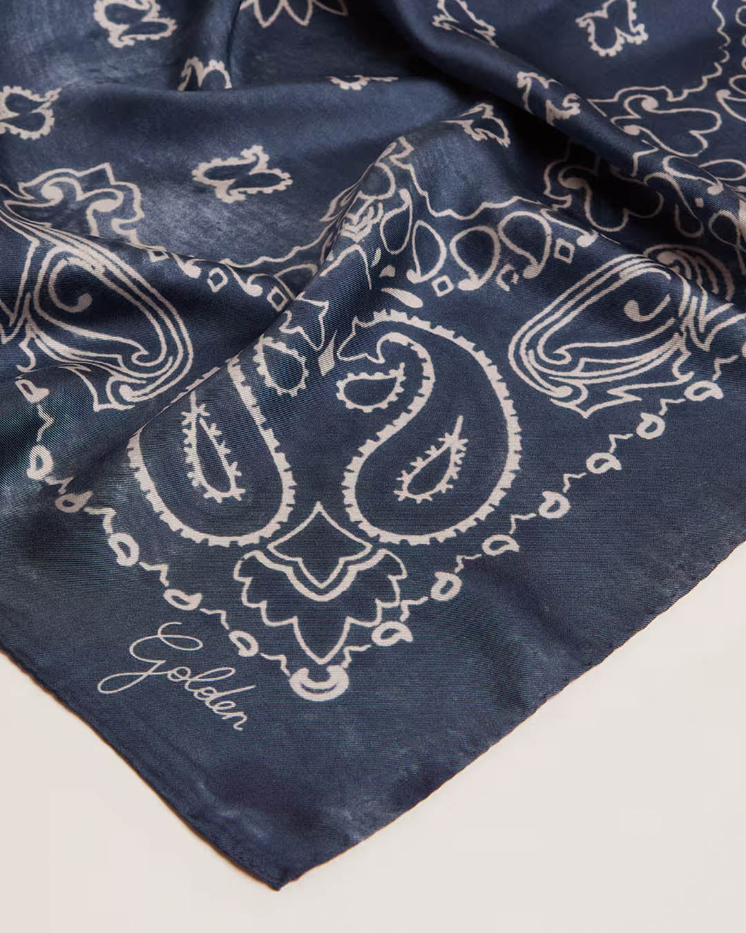 Golden Goose Paisley Print Silk