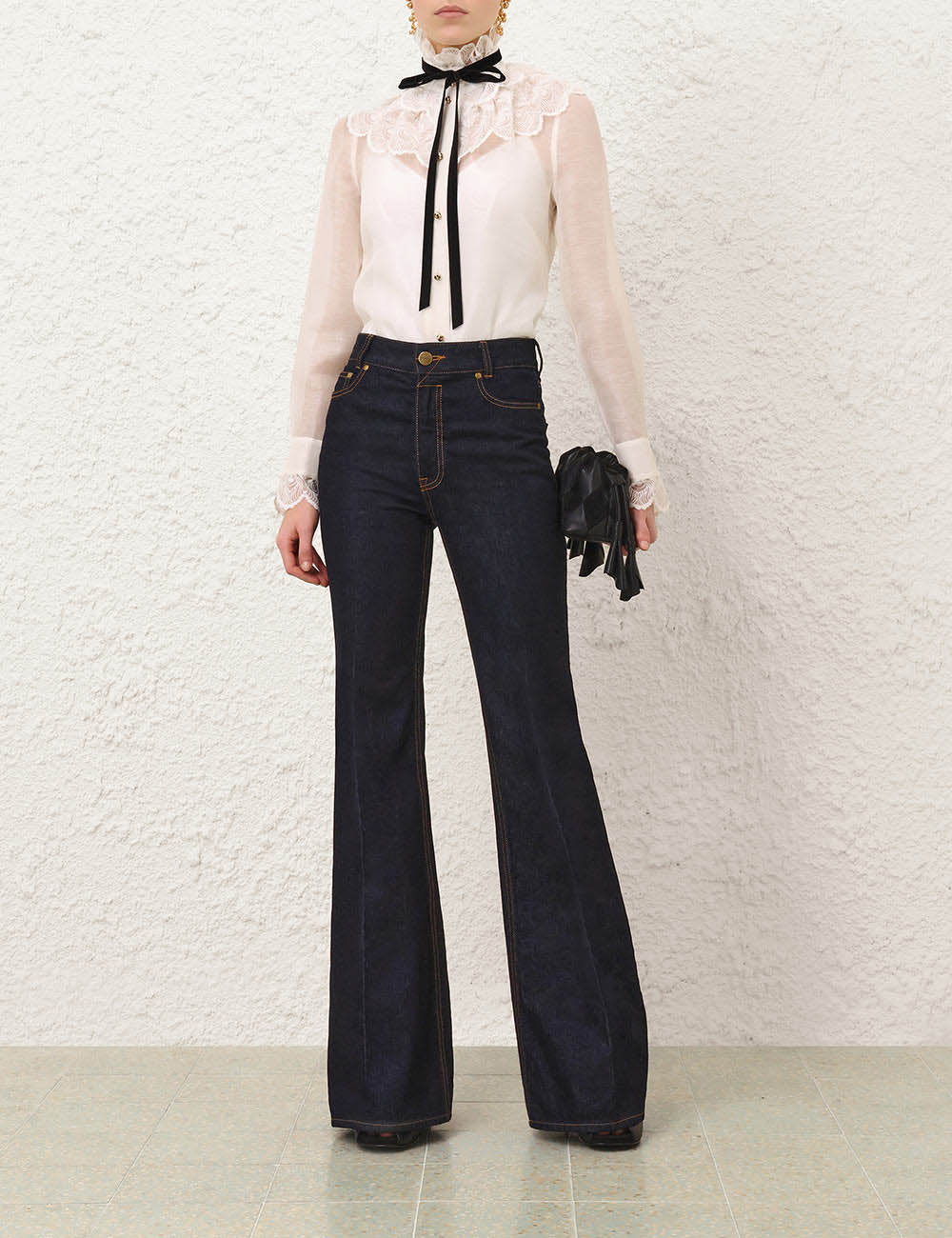 Zimmermann Valiant Tuxedo Blouse