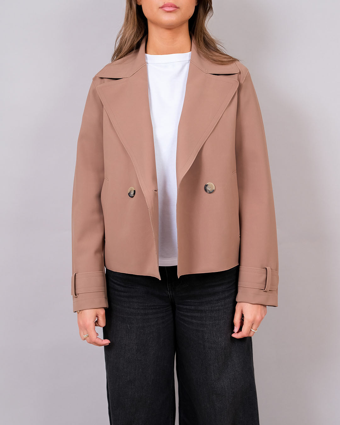 Harris Wharf Cropped Peacoat