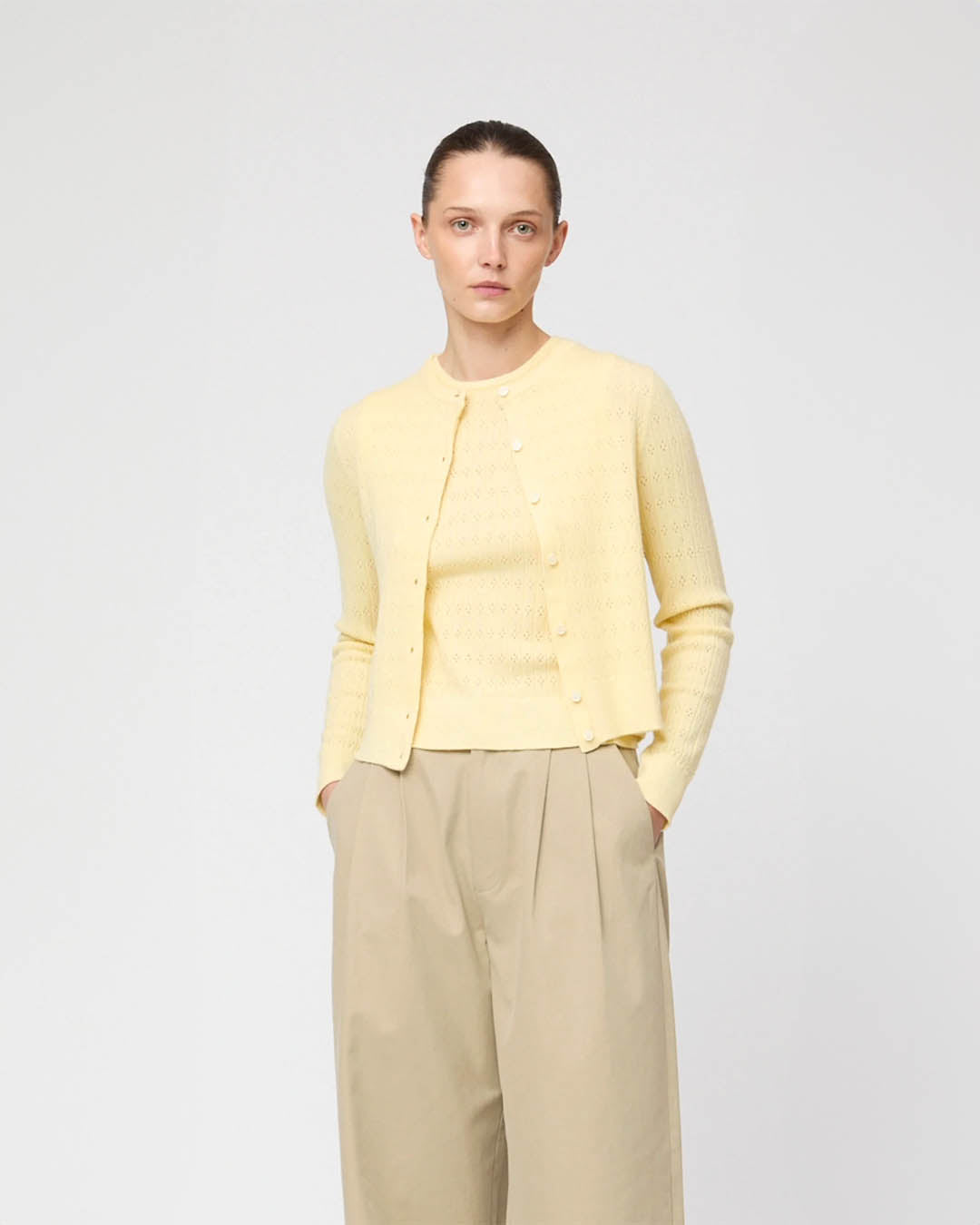 FWSS Pointelle Cardigan