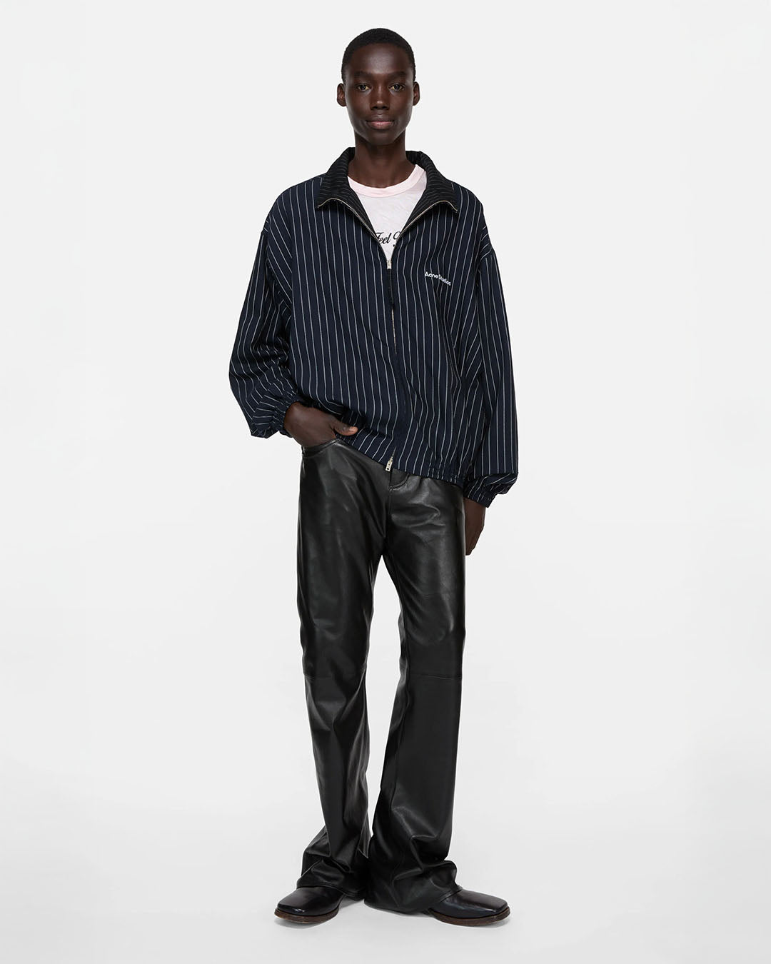 Acne Studios Striped Zip Jacket