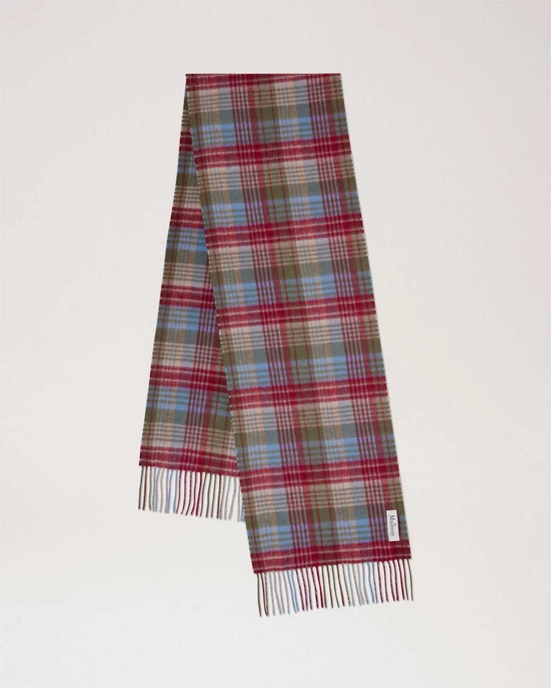 Mulberry Mulberry Heritage Check Scarf
