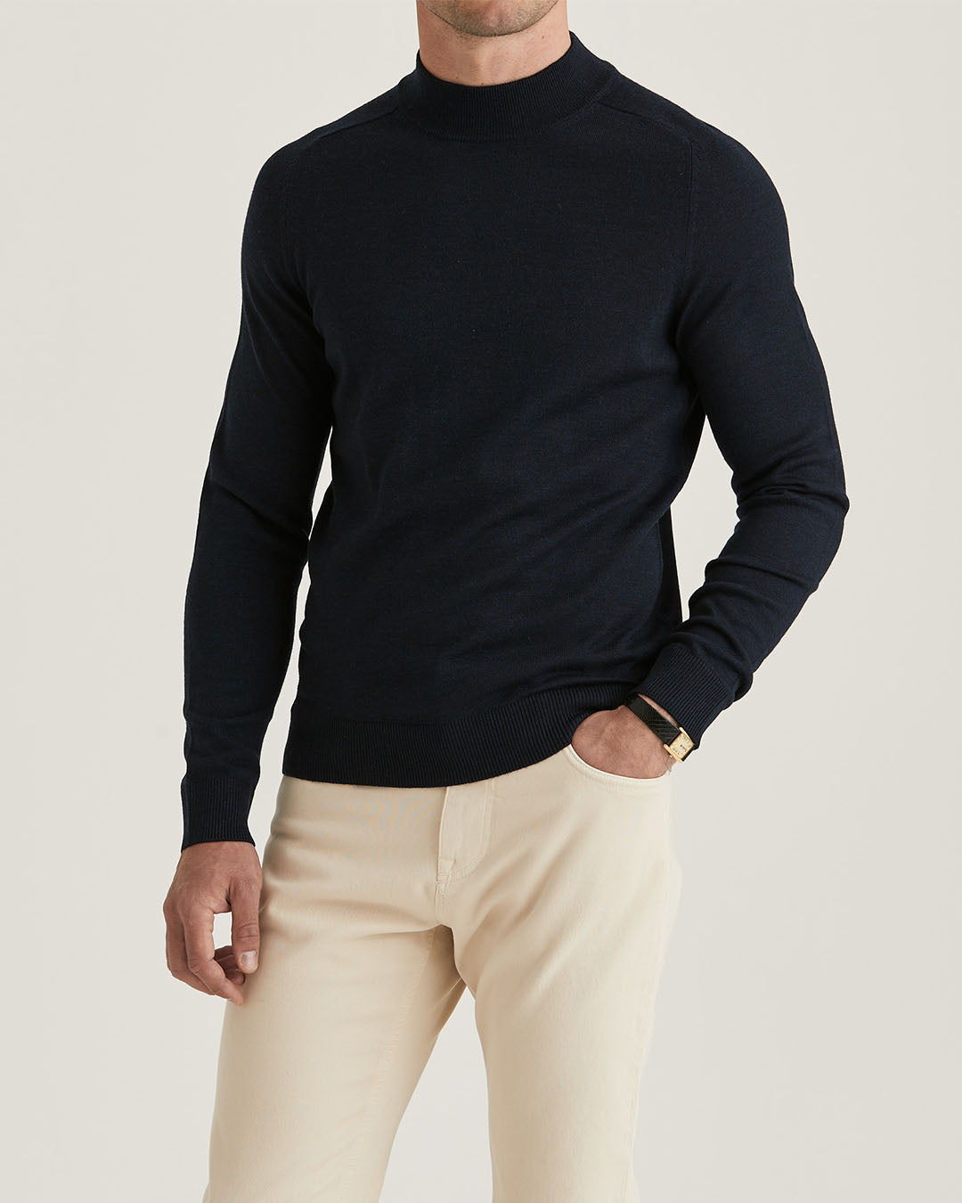 Morris Merino Mock Neck