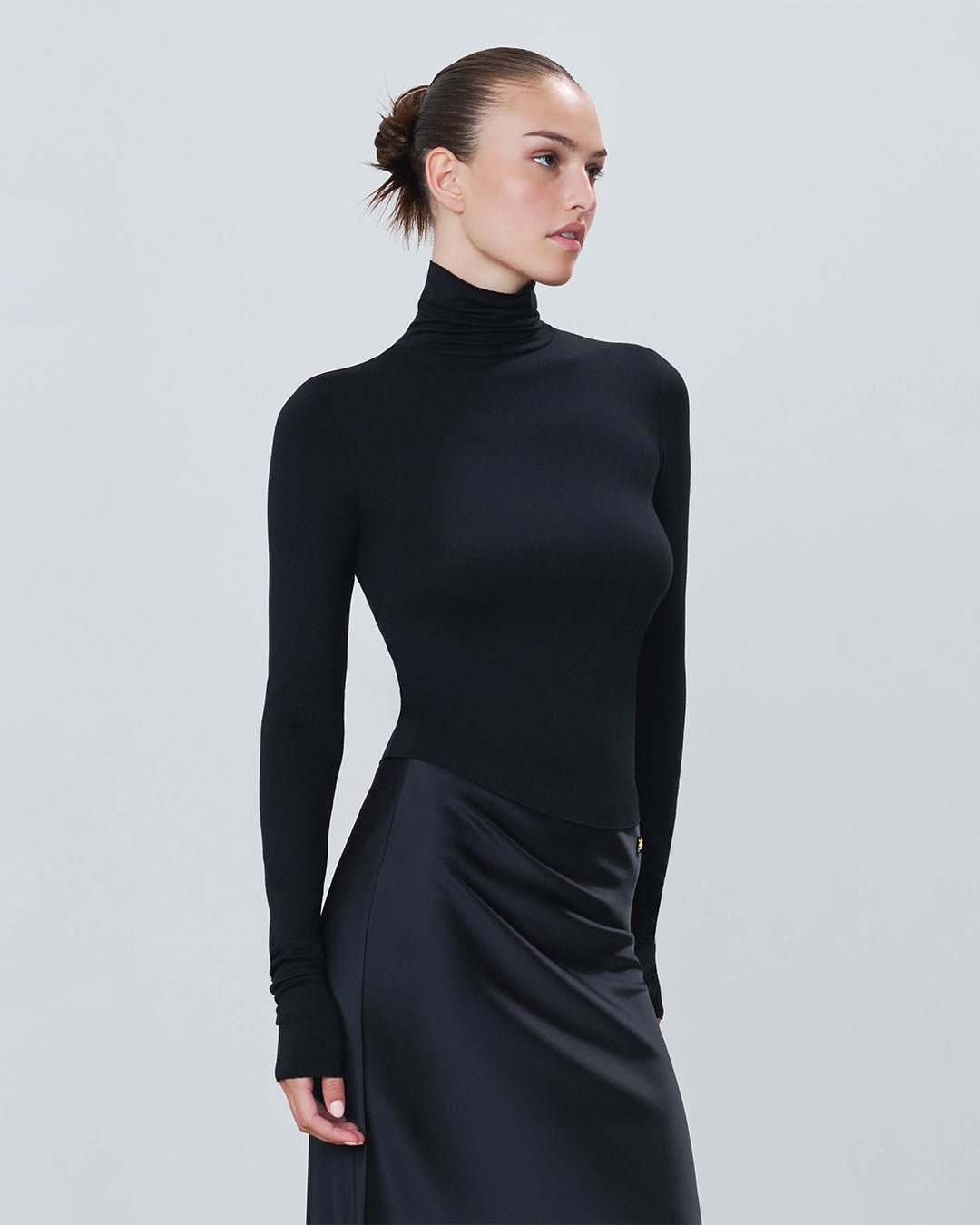 Eterne Fitted Turtleneck Top