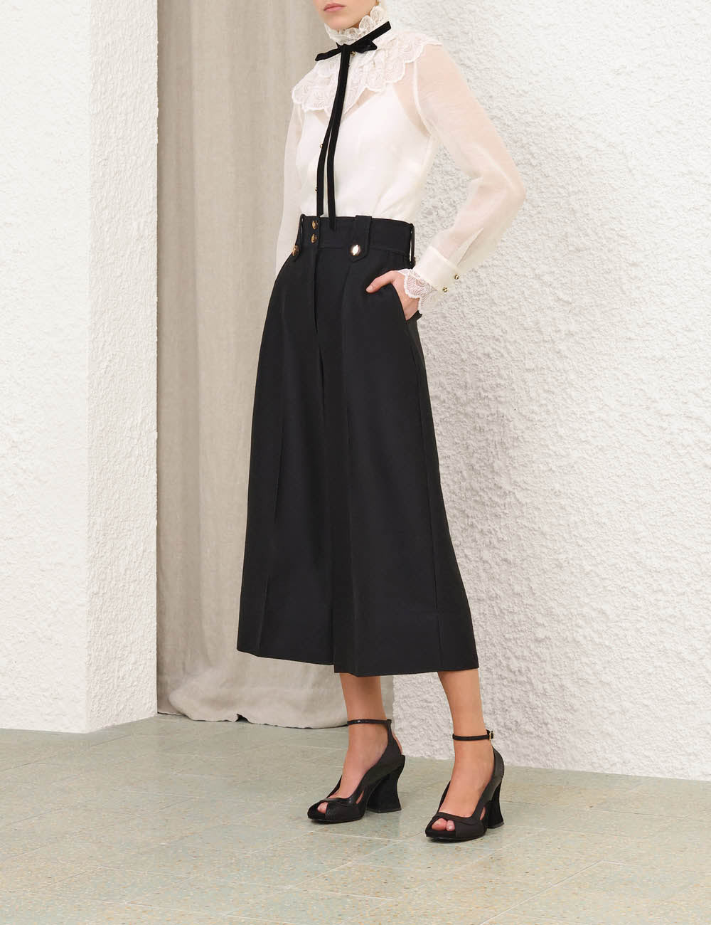 Zimmermann Valiant Tuxedo Blouse