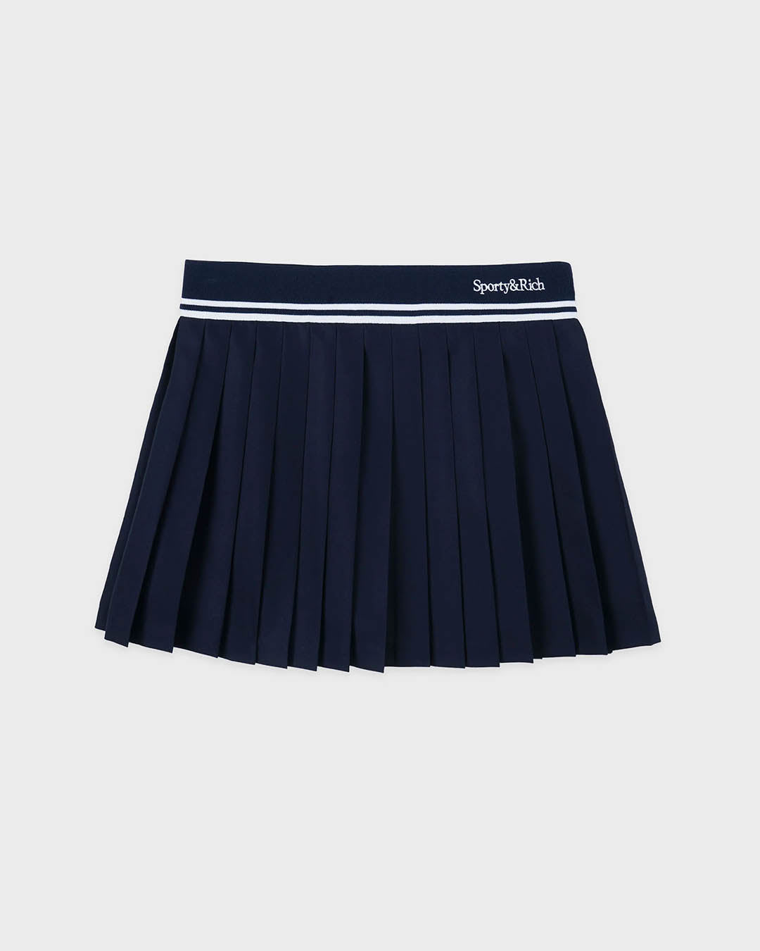 Sporty & Rich Abigail Wool Pleated Skirt