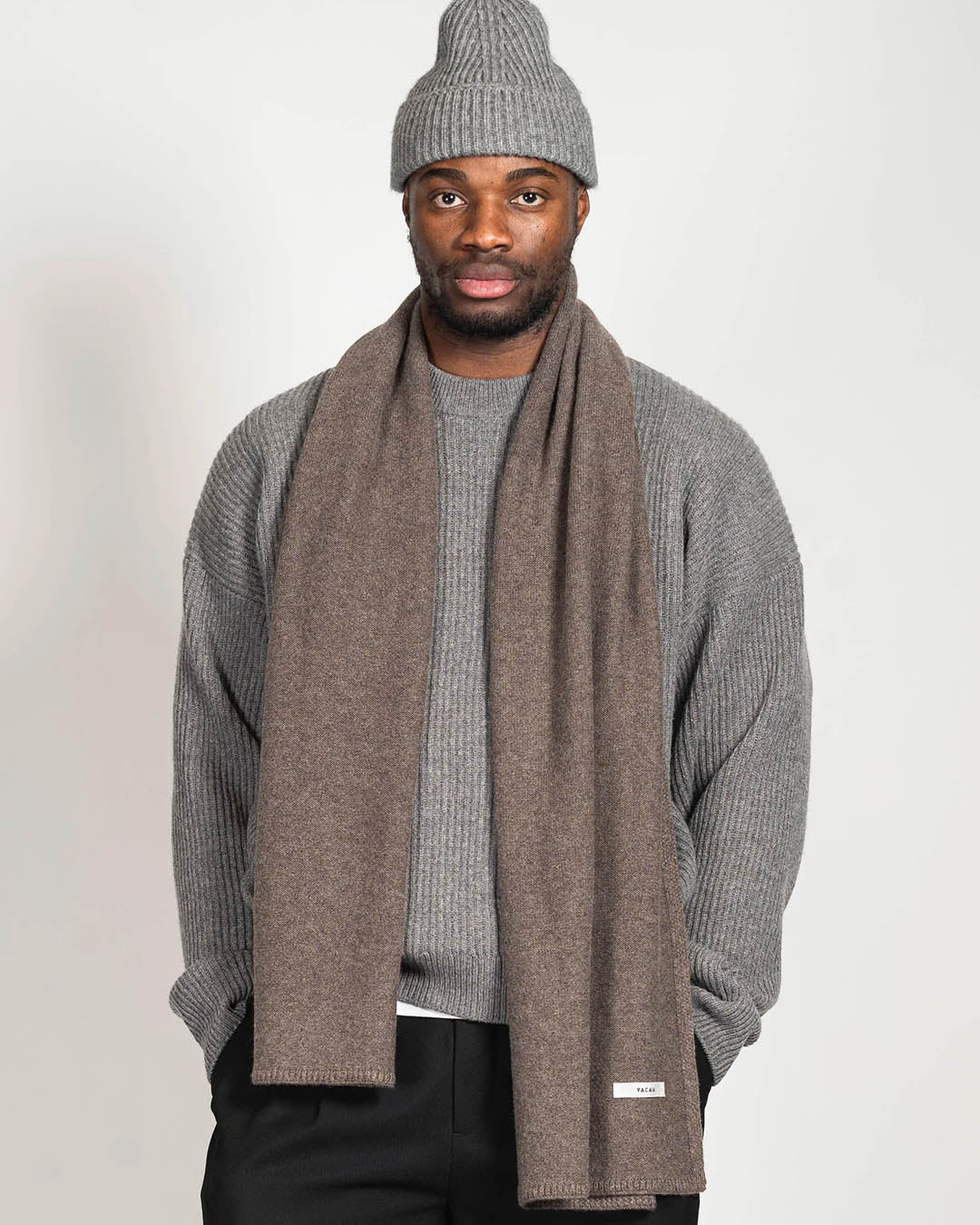 Yacaia Knitted Wool Scarf