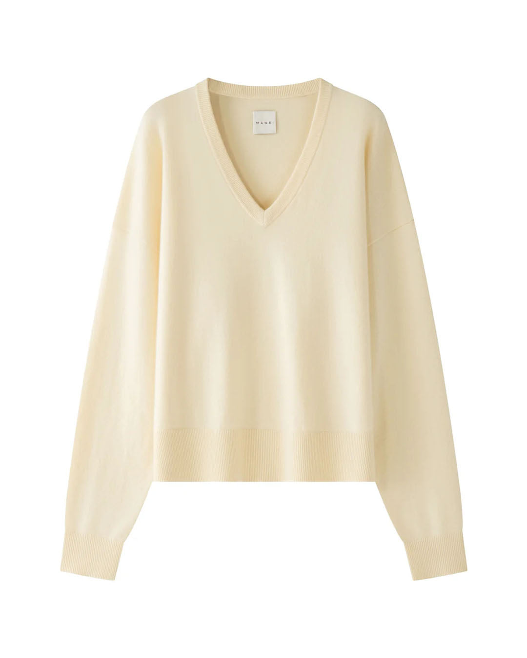 Mawei V-Neck Oversized Sweater